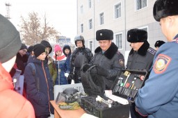 Полицейские провели ознакомительные экскурсии и лекции для школьников Кокшетау