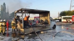 ​Пожарные спасли от огня заправку «Северная » в Кокшетау