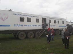 Медицина на колесах: обследованы более 3000 жителей из глубинок Акмолинской области