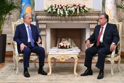Токаев встретился с Президентом Таджикистана Эмомали Рахмоном