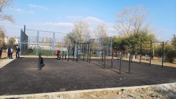 Спортивную площадку установили в районе Бармашино по инициативе депутата