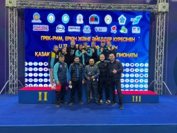 Акмолинские спортсменки выиграли чемпионат Казахстана по женской борьбе