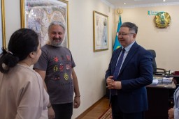 В Кокшетауский университет им. Ш. Уалиханова прибыл зарубежный исследователь