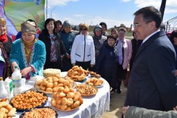 Праздник Дня единства народа Казахстана тепло встретили в Целиноградском районе