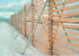 В Акмолинской области украли щиты для снегозадержания