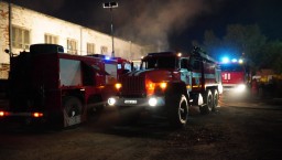 Пожар произошел на складе кокшетауского хлебзавода