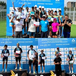 Акмолинцы выиграли чемпионат Казахстана по триатлону
