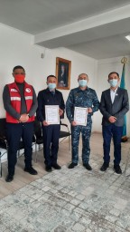 Представители акмолинского областного филиала Красного полумесяца посетили ДУИС