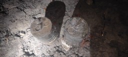 Акмолинские полицейские обезвредили  две  противотанковые мины в районе Биржан Сал
