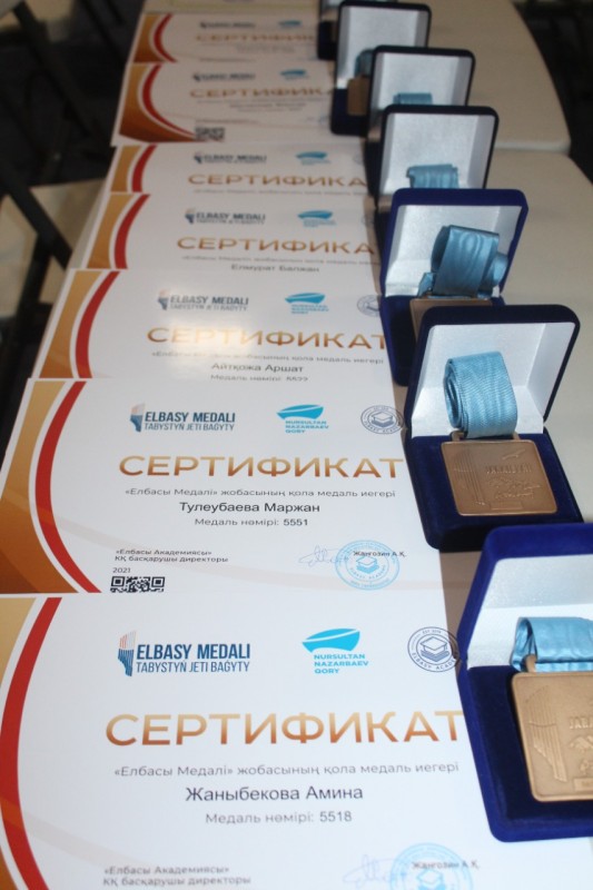 Проект медаль елбасы