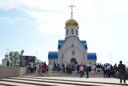 Аким Акмолинской области принял участие в открытии храма в Сандыктауском районе