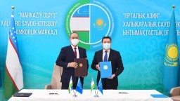 ​Премьер-Министр РК А. Мамин и Премьер-Министр РУ А. Арипов дали старт проекту «Центральная Азия»