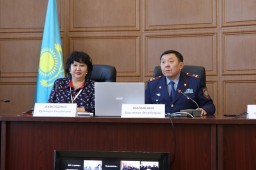 Транспортные полицейские провели встречу с волонтером проекта «Доступный Казахстан»