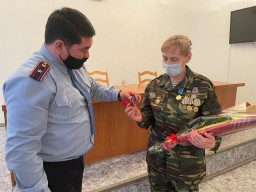 Медсестра акмолинской колонии награждена орденом «Звезды ДР Афганистан»  I степени