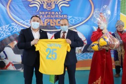 Новый спортивный зал открылся в селе Симферопольское Зерендинского  района