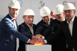 В Акмолинской области открылся завод по производству железобетонных изделий