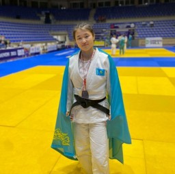 Акмолинская дзюдоистка завоевала «бронзу» на чемпионате Азии