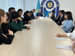 Заместитель прокурора встретился  со студентами в Акмолинской области