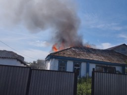 Пожар произошел в частном жилом доме Кокшетау