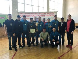 Акмолинские спасатели -  чемпионы  в группе «А»  Лиги любителей футбола Кокшетау