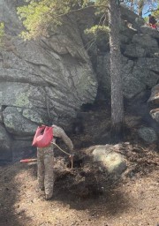 В Бурабайском районе локализовали возгорание лесной подстилки