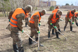 ​Аккольцы объединились ради чистоты в рамках программы &laquo;Таза Қазақстан&raquo;