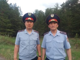 Акмолинских полицейских благодарят пользователи социальных сетей