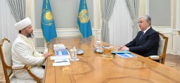 Токаев принял Верховного муфтия Наурызбая кажы Таганулы