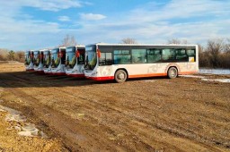 Семь новых автобусов прибыли в Кокшетау