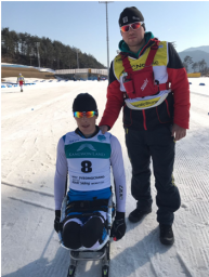 Акмолинский лыжник с ограниченными физическими возможностями стал двукратным чемпионом Казахстана