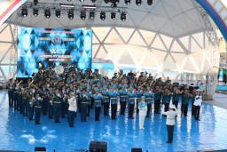 Сводный оркестр регионального командования «Орталық» занял второе место в республиканском конкурсе
