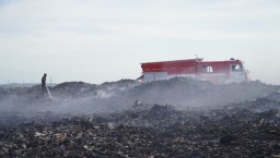 ​​Тушение пожара на полигоне ТБО в Кокшетау продолжается (ВИДЕО)
