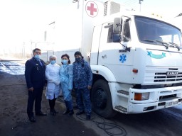 Вакцинация «Спутником-V» стартовала в учреждении ЕЦ-166/4 ДУИС по Акмолинской области