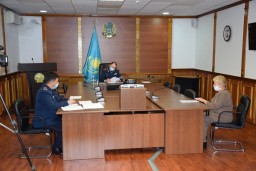 Глава полиции Акмолинской области провел очередной личный прием граждан