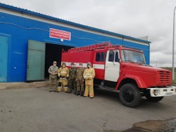 В селе Косшы открыт пожарный пост