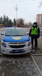 В Кокшетау полицейские поймали​ лишенного на 7 лет прав нетрезвого водителя