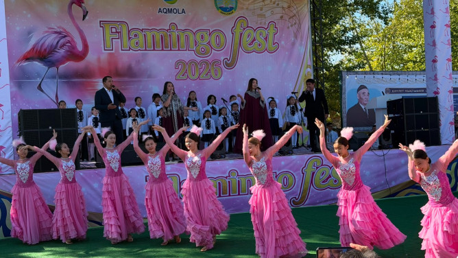 ​В Акмолинской области начался второй культурно-туристический фестиваль Flamingo Fest