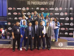 Акмолинские рукопашники завоевали две «бронзы» чемпионата Европы в Минске