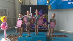 Юные гимнастки из Степногорска завоевали две золотые, четыре серебряные и две бронзовые награды