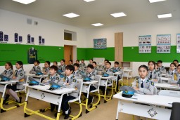 ​Новый полицейский класс &laquo;Жас сақшы&raquo; открыт в Акмолинской области