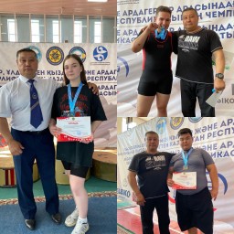 Акмолинские пауэрлифтеры стали призерами чемпионата Казахстана