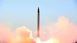 Иран испытал баллистическую ракету
