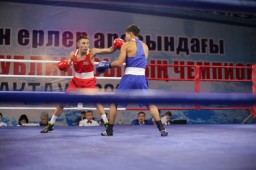 Темиртас Жусупов из Кокшетау в пятый раз стал чемпионом Казахстана по боксу