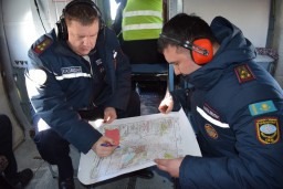 Акмолинские спасатели провели тренировочные занятия по поисково-спасательным работам