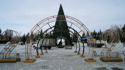 Елка, салют и каток: как готовятся к Новому году в Кокшетау