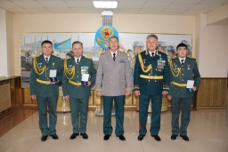 Карагандинский офицер в честь Дня Республики был удостоен Ордена "Айбын" ІІ степени