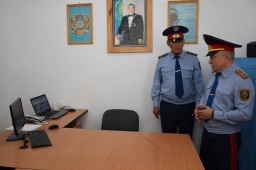 Современные участковые пункты полиции появились в селах Акмолинской области